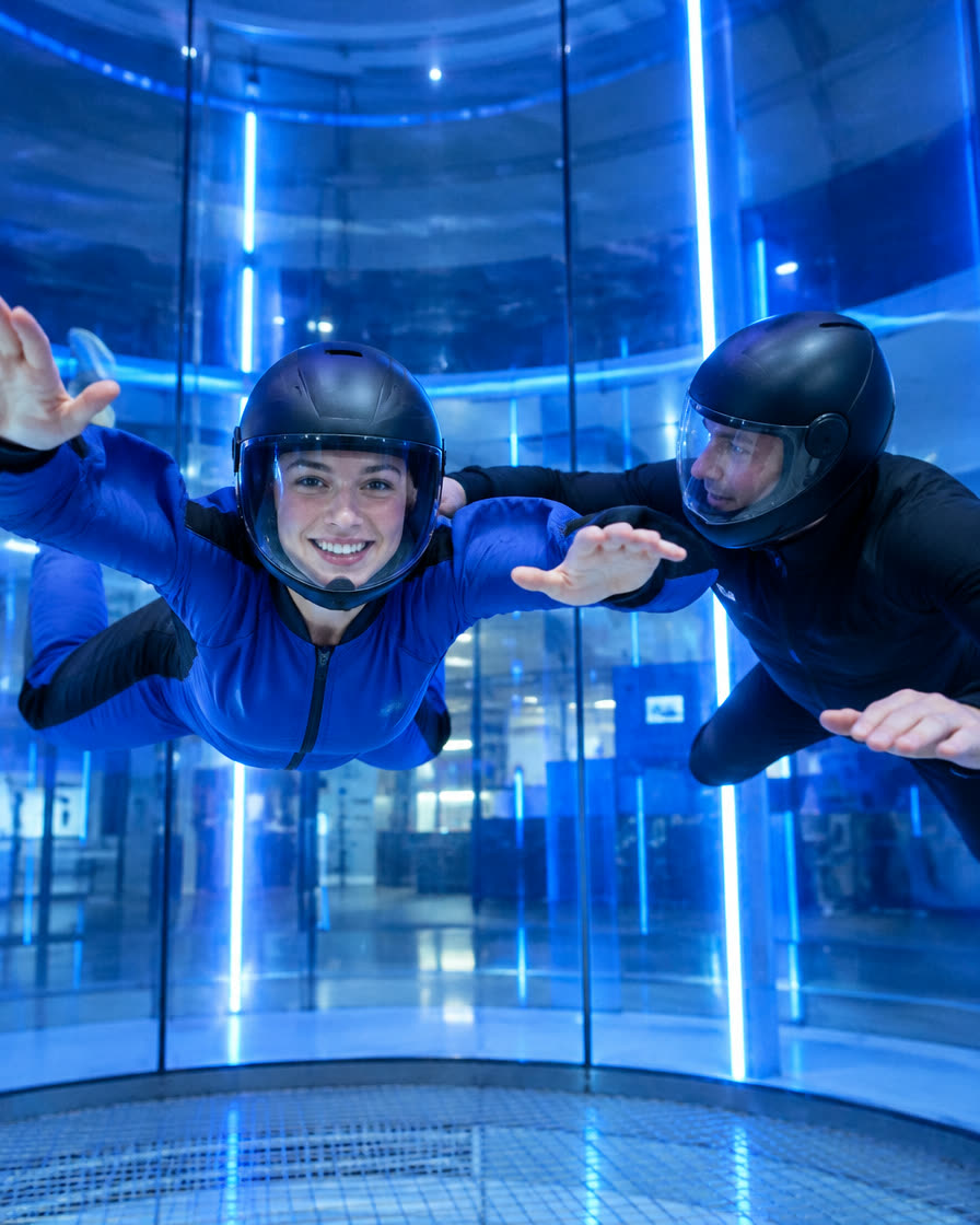 Indoor skydiving at Gravity